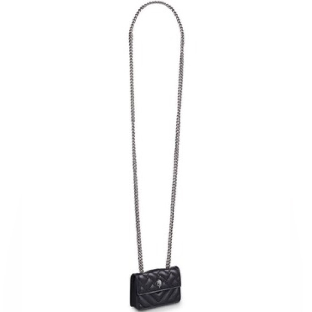 Kurt Geiger London Micro Kensington Quilted Chain Crossbody Bag - Picture 4 of 9
